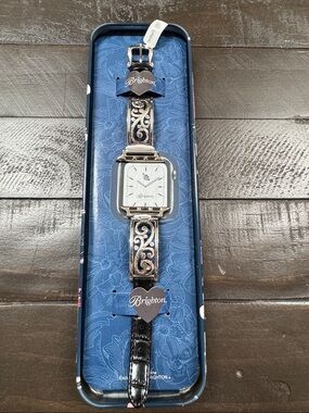 Brighton Silver Scroll Apple Watch Band